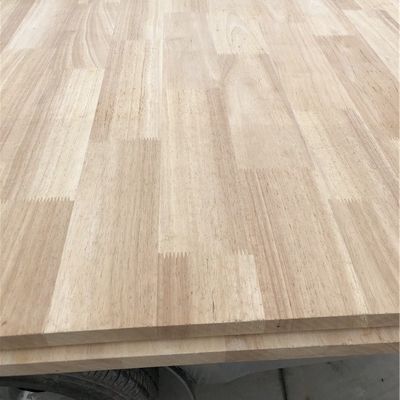 Solid Rubber Wood Finger-Jointed Board for UV Tabletop 8mm-40mm Thickness 100-1220mm Width