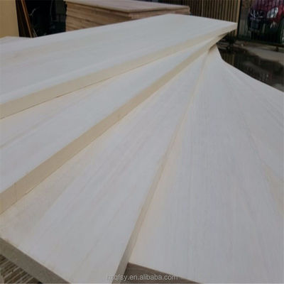 Original Bleached Paulownia Wood Traditional Solid Wood Panels 3mm-50mm