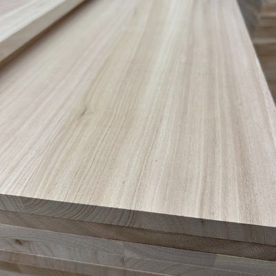 Natural Solid Paulownia Board Furniture Logs Boards Natural Color Modern Design Style