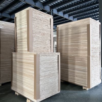 Natural Solid Paulownia Board Furniture Logs Boards Natural Color Modern Design Style