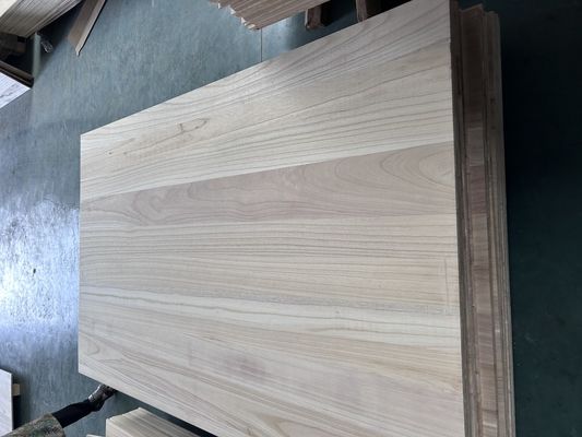 Natural Solid Paulownia Board Furniture Logs Boards Natural Color Modern Design Style