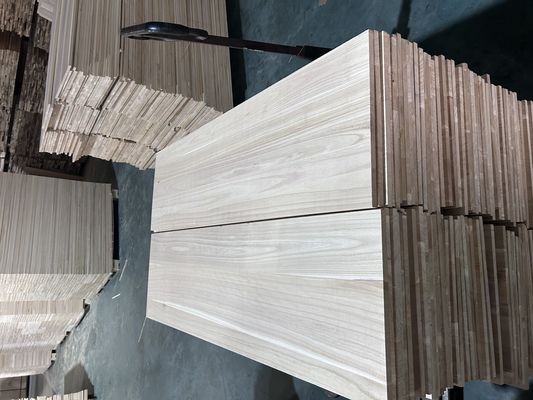 Natural Solid Paulownia Board Furniture Logs Boards Natural Color Modern Design Style