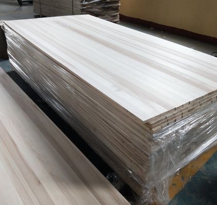 2440x1220 or Customized E0 Glue Solid Wood Board Poplar Grade AA Customized Size