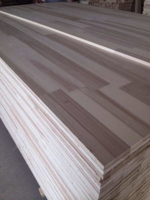 BB Grade Solid Wood Board Paulownia Finger Jointed Timber Panel with Smooth Surface