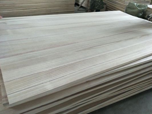 BB Grade Solid Wood Board Paulownia Finger Jointed Timber Panel with Smooth Surface