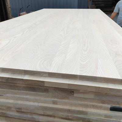 Customized Solid Ash Panel Natural or Painting Solid Wood Board Moisture Content 8-12%