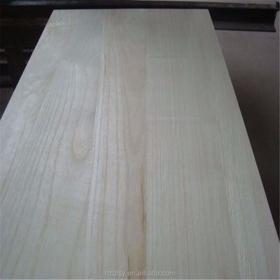 end Furniture Interior Decoration Paulownia Wood Board Natural Solid Wood for Hotel