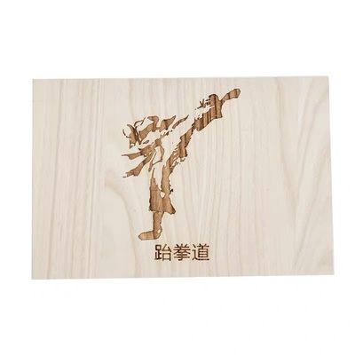 Customizable Rebreakable Board for Taekwondo Durable and Made of Paulownia Wood