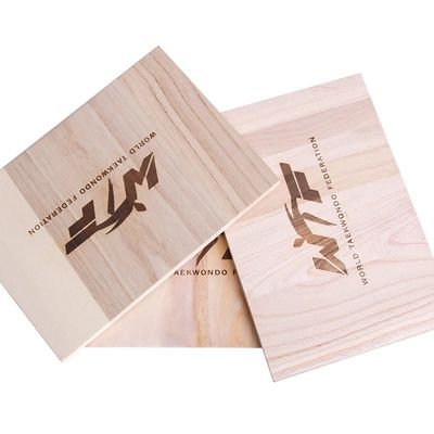 Customizable Rebreakable Board for Taekwondo Durable and Made of Paulownia Wood
