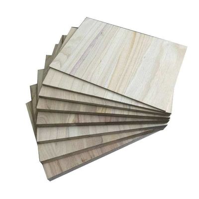 Custom Logo Taekwondo Wooden Breaking Boards Natural Color Paulownia Wood