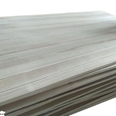 Customerized Size Paulownia Wood Finger Joint Board with Solid Wood in Natural Color
