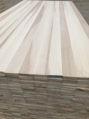 4X8 Inch Poplar Solid Wood Board Panel with and Competitive in 480-510kg/m3 Density