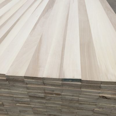 Carbonized Poplar Edge Glued Wood Panels for Building Construction Length 100mm-2440mm