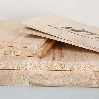 Customized Logo 225X300MM Paulownia Breaking Boards For Karate Taekwondo