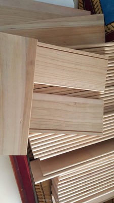Customizable Solid Paulownia Wood Drawer Board Eco Friendly Paulownia Drawer Board Grade BC