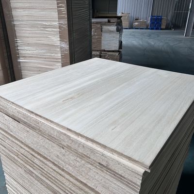 Custom Size Wood Tabletop with Bleached Paulownia Panel and 2440x1220 or 1200x600 Size