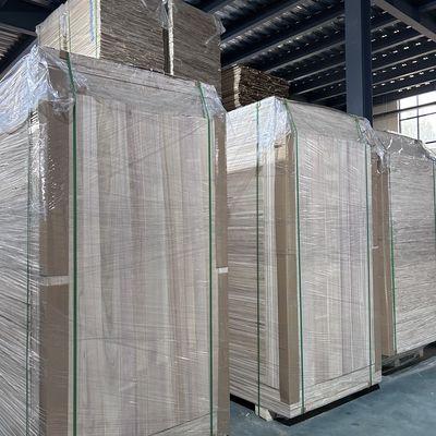 Custom Size Wood Tabletop with Bleached Paulownia Panel and 2440x1220 or 1200x600 Size