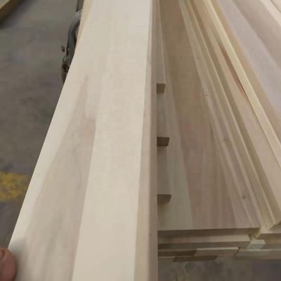 Home Office Furniture Poplar Straight Panel Solid Wood Bed Slats