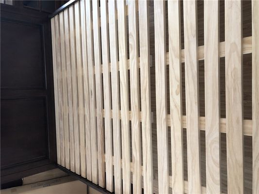 Home Office Furniture Poplar Straight Panel Solid Wood Bed Slats