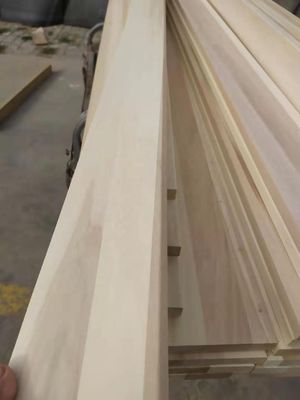 100-1220mm Width Solid Wood Bed Frame with Customized Thickness and Poplar Wood Slats