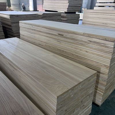 Home AA Lumber Panel Made of Paulownia Wood for Natural Home Design in Natural Wood Finish