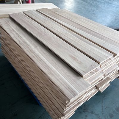 Home AA Lumber Panel Made of Paulownia Wood for Natural Home Design in Natural Wood Finish
