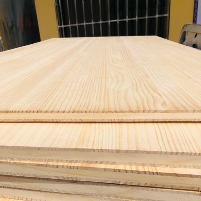 Natural or Bleached Finish Pine Wood Boards for and 2440x1220 or Customized Size