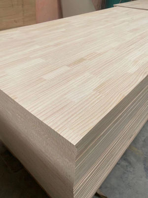 Natural or Bleached Finish Pine Wood Boards for and 2440x1220 or Customized Size
