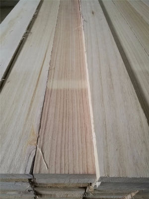 Bleached Paulownia Edge Glued Board For Wood Coffin Cabinet 3mm-55mm