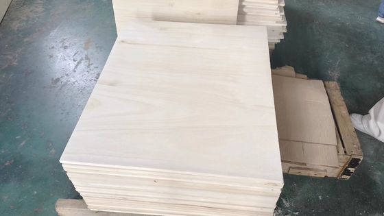 Home Decoration Materials Paulownia Bleached Board with Online Technical Support