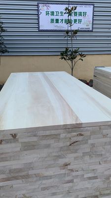 100mm-2440mm Natural Texture Solid Wood Furniture Poplar Plank Panel Edge Glued Board