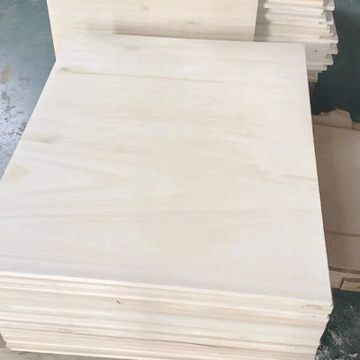 Hotel Furniture Made of Bleachable Paulownia Straight Solid Wood Customizable Lengths