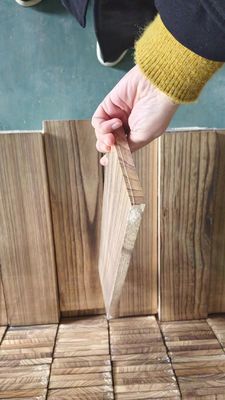 100mm-2440mm Length Wall Shelf Floating Shelf Storage Rack Burnt Paulownia Wood Board