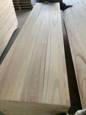 Home Office Essential 27mm Qingfa Paulownia Solid Board with Online Technical Support