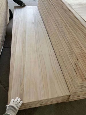Home Office Essential 27mm Qingfa Paulownia Solid Board with Online Technical Support