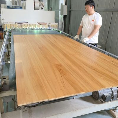 Carbonized Poplar Wood Board Width 100-1220mm With Online Technical Support