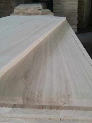 Natural Texture Solid Wood Furniture Poplar Paulownia Pine Plank Edge Glued Board
