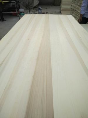 Natural Texture Solid Wood Furniture Poplar Paulownia Pine Plank Edge Glued Board