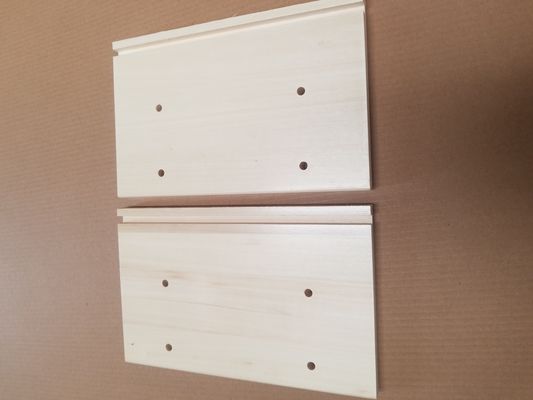 Drawer Furniture Backboard Panels Durable Grooved Poplar Paulownia Pine for Furniture