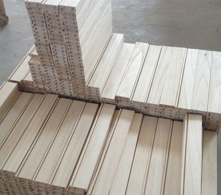 Finished and Clean Grooved Poplar Paulownia Drawer Board for Contemporary Style Cabinet