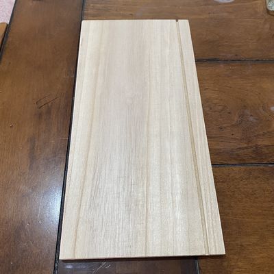 Finished and Clean Grooved Poplar Paulownia Drawer Board for Contemporary Style Cabinet