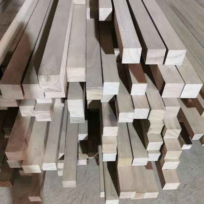Custom Size 3-50mm Paulownia Wood Strips for Project Solutions Moisture Content 8%-12%