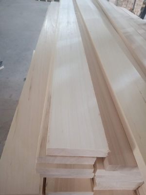 Adjustable Bed Frame Customized Size Poplar Wood Slatted Flat Slat Wood