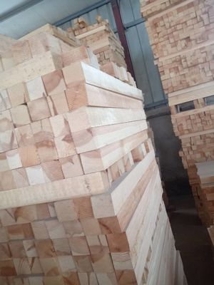 Russian Pine Timber Strips For Wood Slats Natural Wood Color Custom