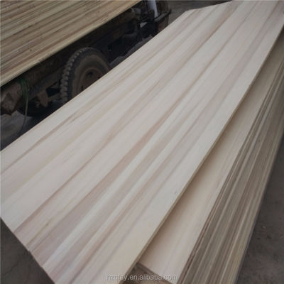 Natural or Bleached Chinese Poplar Finger Joint Board for Furniture Revitalization