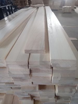 High Density 470kgs/M3 Poplar Planks For Solid Wood Lumber Panel