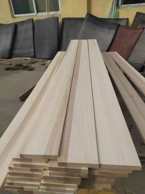 FSC Certified Wood Poplar Paulownia Bed Slats For Solid Wooden Bed Frame