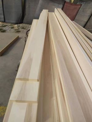 FSC Certified Wood Poplar Paulownia Bed Slats For Solid Wooden Bed Frame