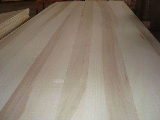 100mm-2440mm Length Bleached Poplar Board for Living Room Qingfa Natural Poplar Lumber