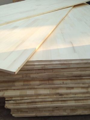 100mm-2440mm Length Bleached Poplar Board for Living Room Qingfa Natural Poplar Lumber